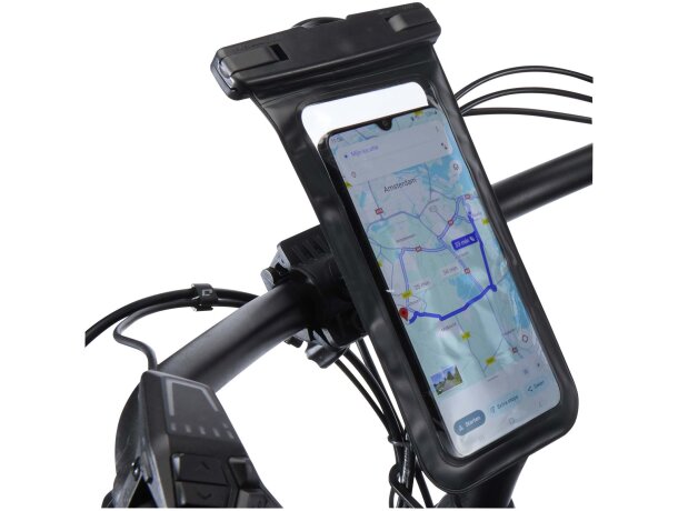 Soporte universal para teléfono Clutcha con fijación bicicleta Negro intenso detalle 4