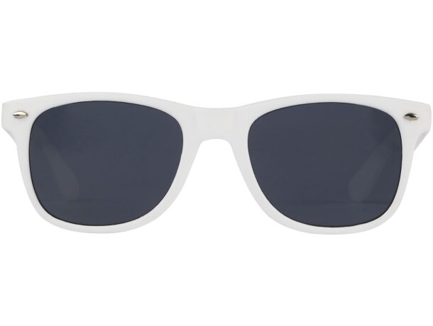 Gafas de sol Sun Ray en plástico reciclado con lentes UV400 Blanco detalle 14