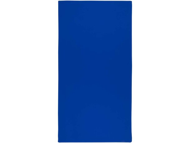 Toalla deportiva Lucas de poliéster reciclado con bolsa Azul real detalle 17