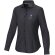 Camisa orgánica manga larga mujer Cuprite popelín algodón Negro intenso detalle 4