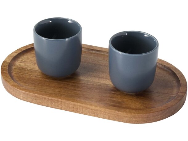 Bandeja de madera de acacia Edge para servir Madera detalle 4