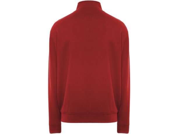 Sudadera cremallera completa unisex Ulan de Roly Rojo detalle 32