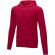Sudadera con capucha y cremallera completa hombre Theron Rojo