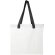 Bolsa tote plegable EcoFold de poliéster reciclado certificado GRS Blanco detalle 6