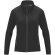 Chaqueta polar mujer Zelus con microforro 140 g/m² Negro intenso detalle 38