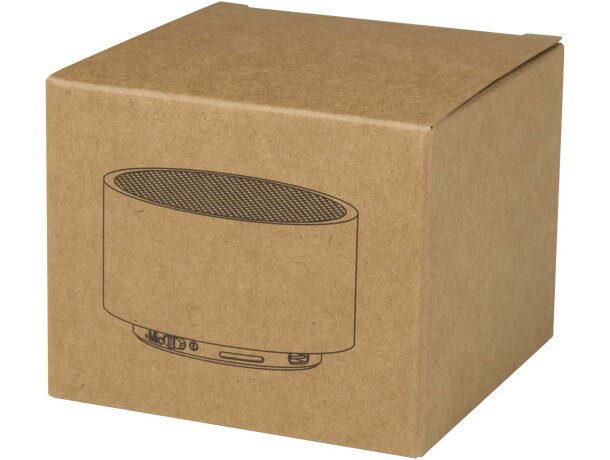 Altavoz inalámbrico bluetooth Ankaa aluminio reciclado 3W Rojo detalle 13