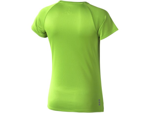 Camiseta manga corta de mujer niagara de Elevate 135 gr Verde manzana detalle 32