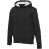 Sudadera sherpa con cremallera y capucha Natron Negro intenso