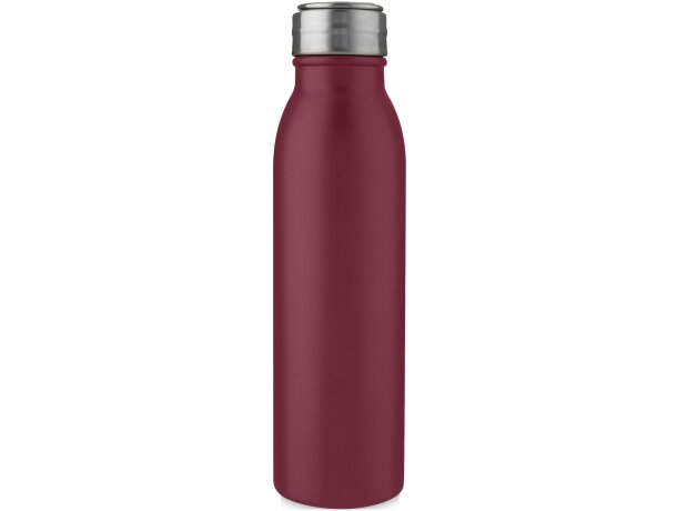 Bidón deportivo &quot;Harper&quot; de acero inoxidable personalizado rojo