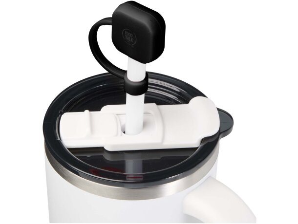 Funda de silicona Sip para pajita reutilizable sin BPA Negro intenso detalle 1
