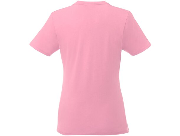 Camiseta de manga corta para mujer ”Heros” Rosa claro detalle 15