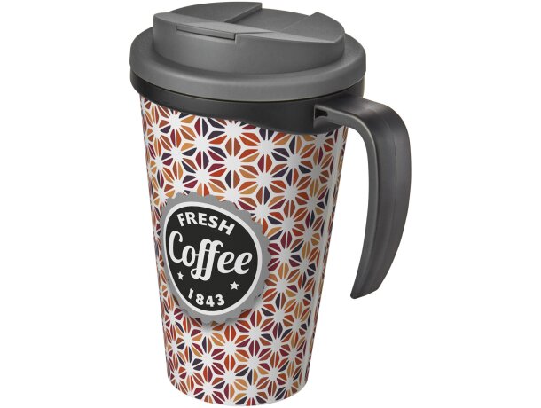 Brite-Americano® Grande taza 350 ml mug con tapa antigoteo personalizado