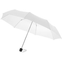 Paraguas de 3 secciones marca Centrix personalizado blanco Paraguas de 3 secciones marca Centrix personalizado blanco