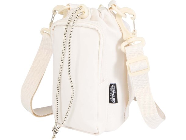 Bolsa para botellas de viaje reciclada Trip Aware de 2 litros Blanco roto detalle 10