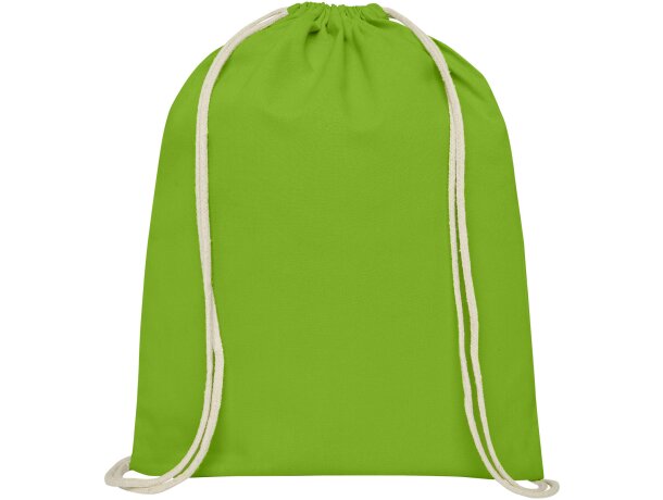 MOCHILA CON CUERDA VERDE