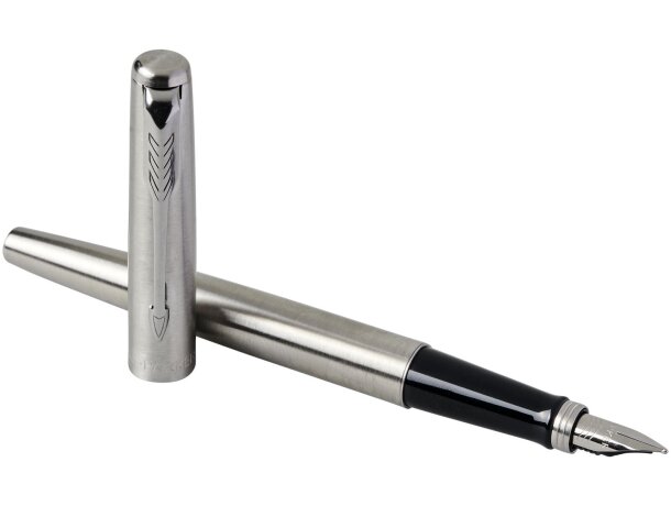 Pluma estilográfica Parker Jotter acero inoxidable cromado Gris acero inoxidable/cromado detalle 11