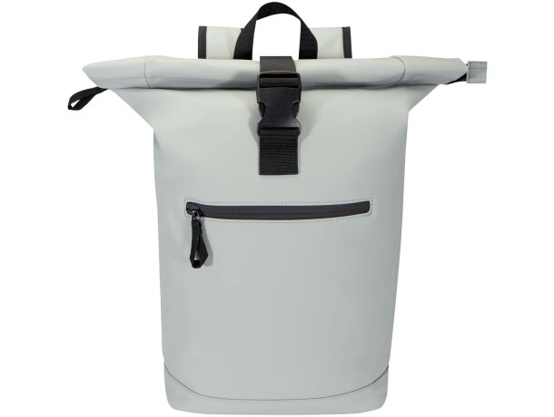 Mochila Resi Plus enrollable 15 pulgadas con materiales GRS Gris detalle 7