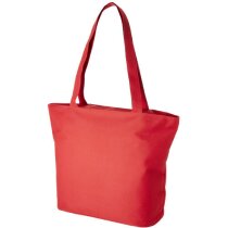 Bolsa de playa con cierre de cremallera roja Bolsa de playa con cierre de cremallera roja