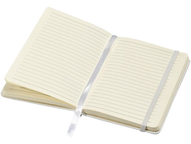 Cuaderno con cierre de banda elástica Blanco detalle 5