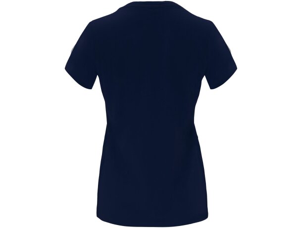 Camiseta manga corta mujer Capri Roly 100% algodón 170 g/m² Azul marino detalle 102