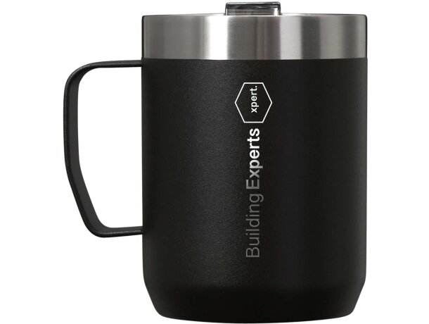 Taza acampada Stanley Everyday 236ml acero inoxidable reciclado Negro intenso detalle 8