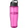 H2O Active® Tempo Bidón deportivo con tapa con boquilla de 700 ml Rosa/negro intenso