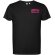 Camiseta manga corta infantil Estoril Roly poliéster reciclado Negro intenso detalle 10