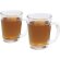 Set de 2 vasos de vidrio para té Zeni de 310ml Transparente detalle 4