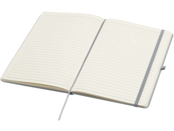 Libreta tapa dura A5 Spectrum Plus con papel certificado FSC Gris detalle 44