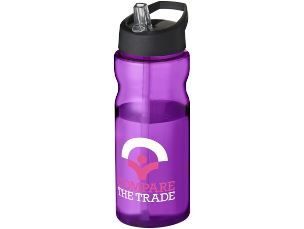 H2O Active® Base Bidón deportivo con tapa con boquilla de 650 ml Morado/negro intenso detalle 48