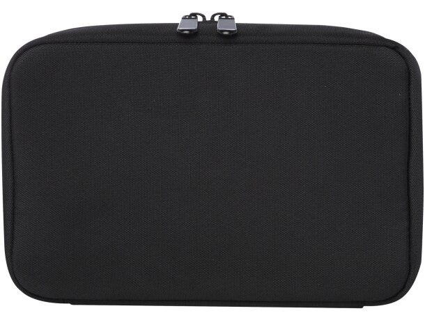 Bolsa organizadora reciclada GRS Rise con forro de felpa Negro intenso detalle 2