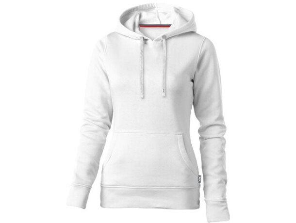 sudadera blanca con capucha mujer