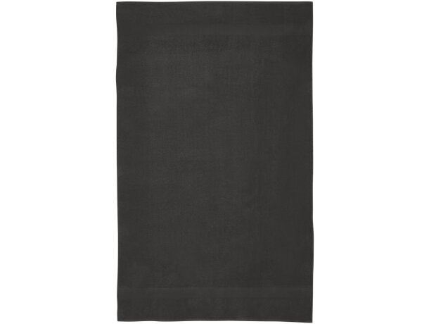 Toalla algodón 450 g/m² Evelyn 100x180 certificada OEKO-TEX Antracita detalle 2