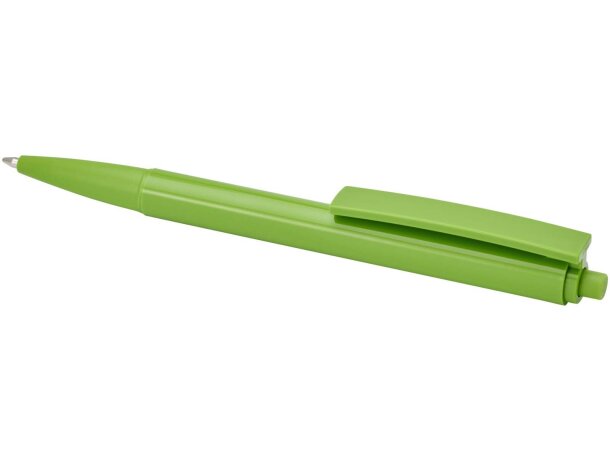 Bolígrafo Elsa de plástico reciclado con tinta azul Verde detalle 18