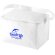 Bolsa térmica para 6 Latas no tejido Spectrum Blanco detalle 1