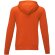 Sudadera con capucha y cremallera completa hombre Theron Naranja detalle 13
