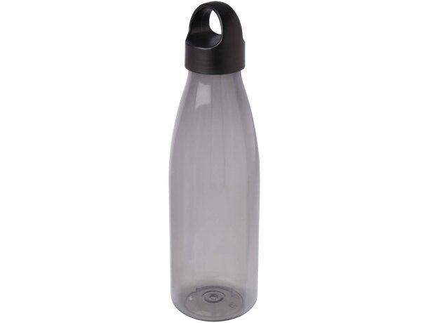 Botella de agua Bergen de plástico reciclado certificado 800ml Negro intenso detalle 3