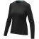 Camiseta de manga larga de mujer ponoka de Elevate 200 gr negro intenso