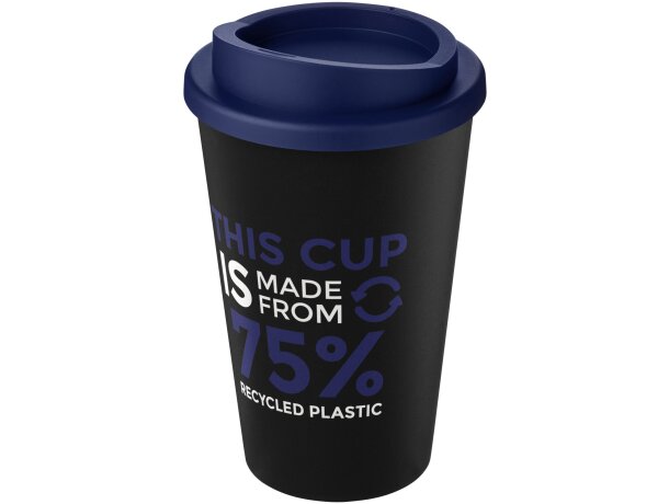 Americano® Eco Vaso reciclado de 350 ml Negro intenso/azul detalle 12