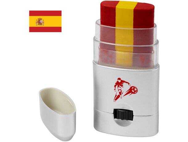 Pintura corporal Velox Rojo/amarillo/rojo detalle 32
