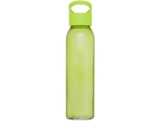 Bidón deportivo de vidrio de 500 ml Sky Verde lima detalle 2