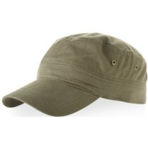 Gorra especial estilo militar de algodón verde oscuro Gorra especial estilo militar de algodón verde oscuro