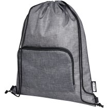 Bolsa con cordón plegable reciclada Ash 7 litros