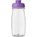 H2O Active® Pulse Bidón deportivo con Tapa Flip de 600 ml Transparente/morado detalle 3