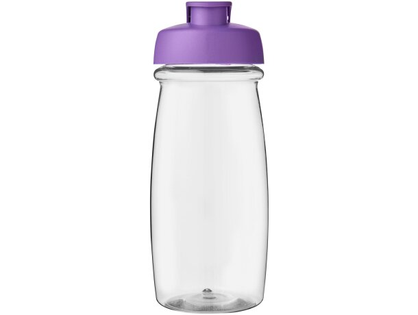 H2O Active® Pulse Bidón deportivo con Tapa Flip de 600 ml Transparente/morado detalle 2