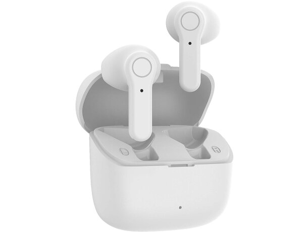Auriculares Bluetooth Prixton TWS155 con batería recargable Blanco detalle 4
