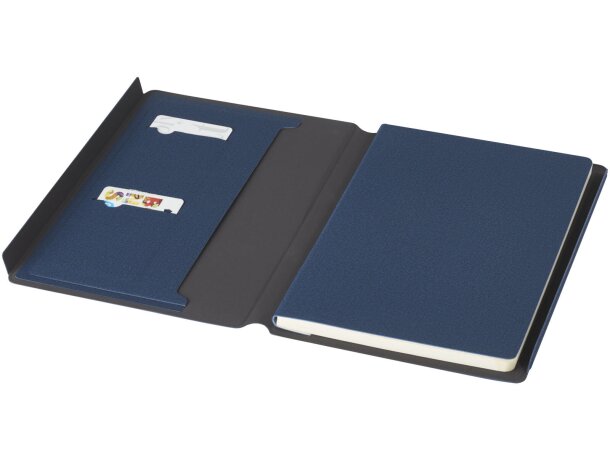 Organizador Notu papel certificado FSC con poliéster reciclado Azul marino detalle 11