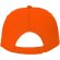 Gorra promocional de 5 paneles con impresión personalizada Naranja detalle 29