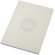 Libreta A5 Novella Austen papel reciclado certificado FSC Blanco marfil detalle 1