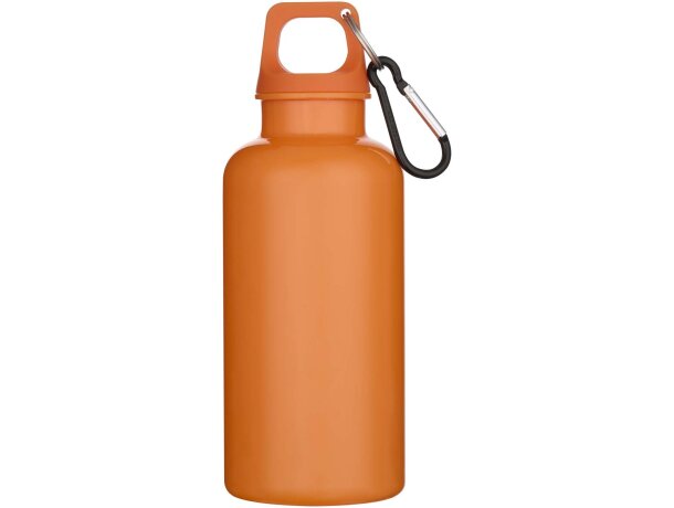 Botella Oregon 400ml de plástico PET reciclado certificado Naranja detalle 12